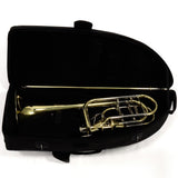 S.E. Shires Model Q36YA Q-Series Bass Trombone with Dual Axial Flow Valves MINT CONDITION