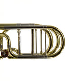 S.E. Shires Model STBQ36YR Q-Series Bass Trombone Dual Rotary Valves MINT CONDITION
