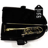 S.E. Shires Model STBQ36YR Q-Series Bass Trombone Dual Rotary Valves MINT CONDITION