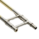 S.E. Shires Model STBQ36YR Q-Series Bass Trombone Dual Rotary Valves SN Q8914 NICE