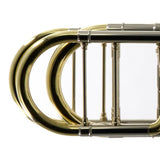 S.E. Shires Model STBQ36YR Q-Series Bass Trombone Dual Rotary Valves SN Q8914 NICE