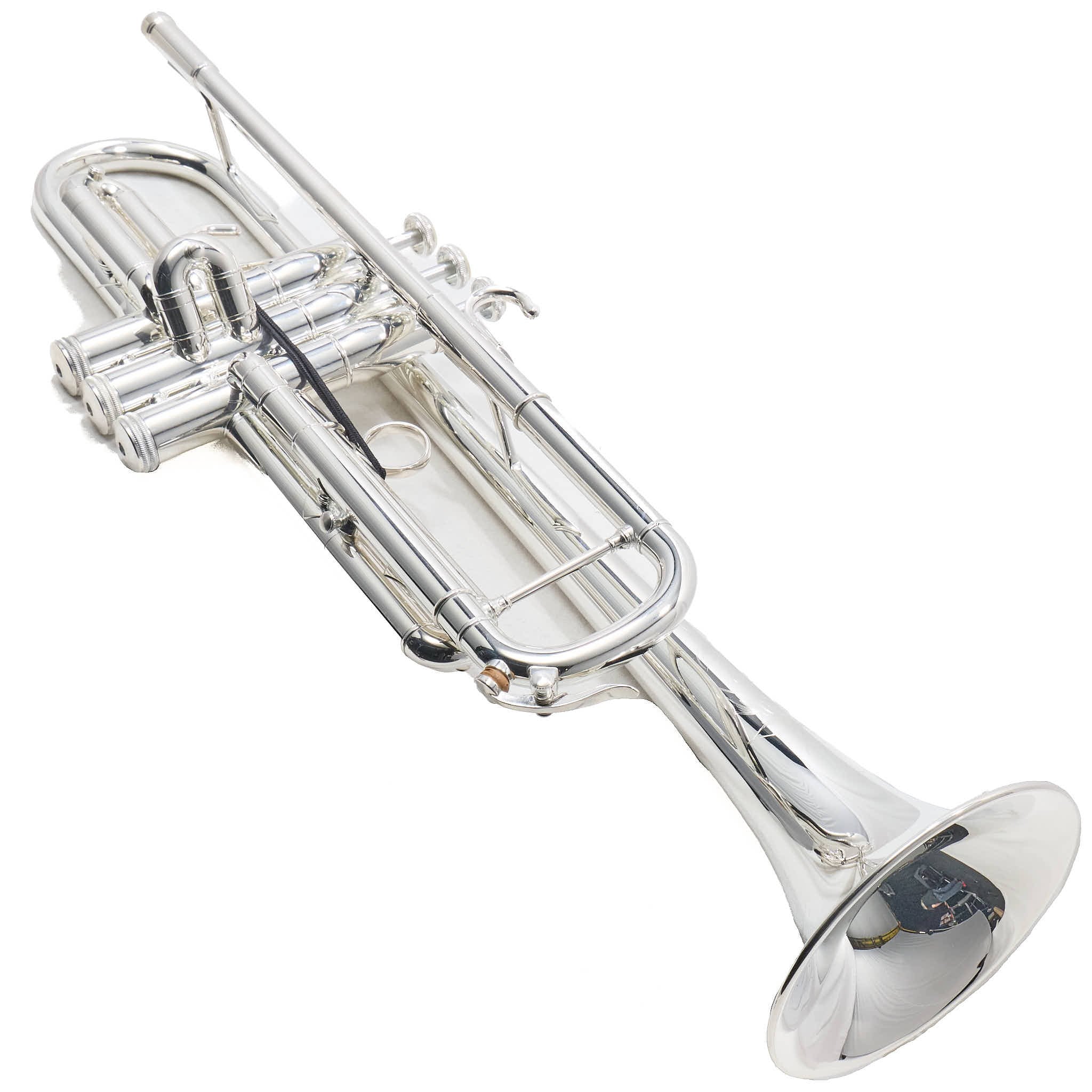 S.E. Shires Q10RS Q-Series Professional Bb Trumpet in Silver Plate
