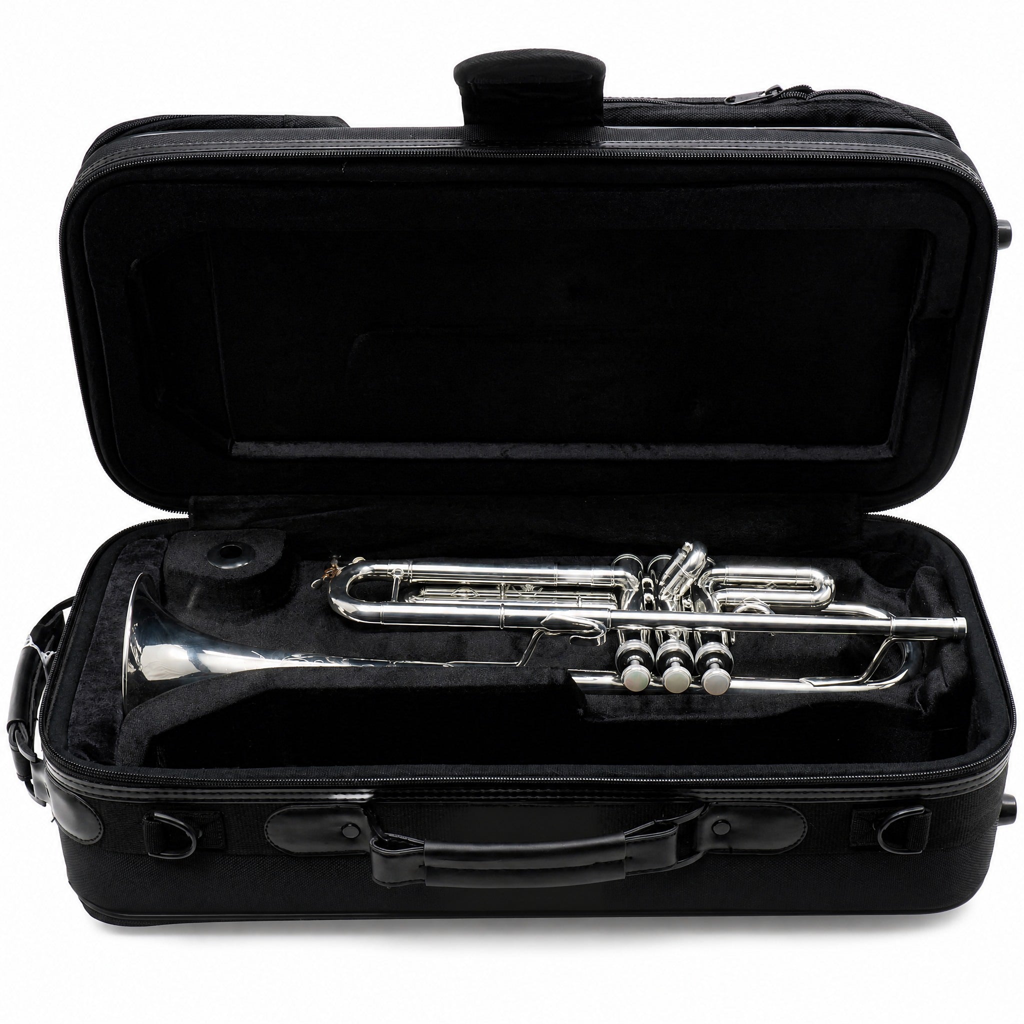 S.E. Shires Q10RS Q-Series Professional Bb Trumpet in Silver Plate