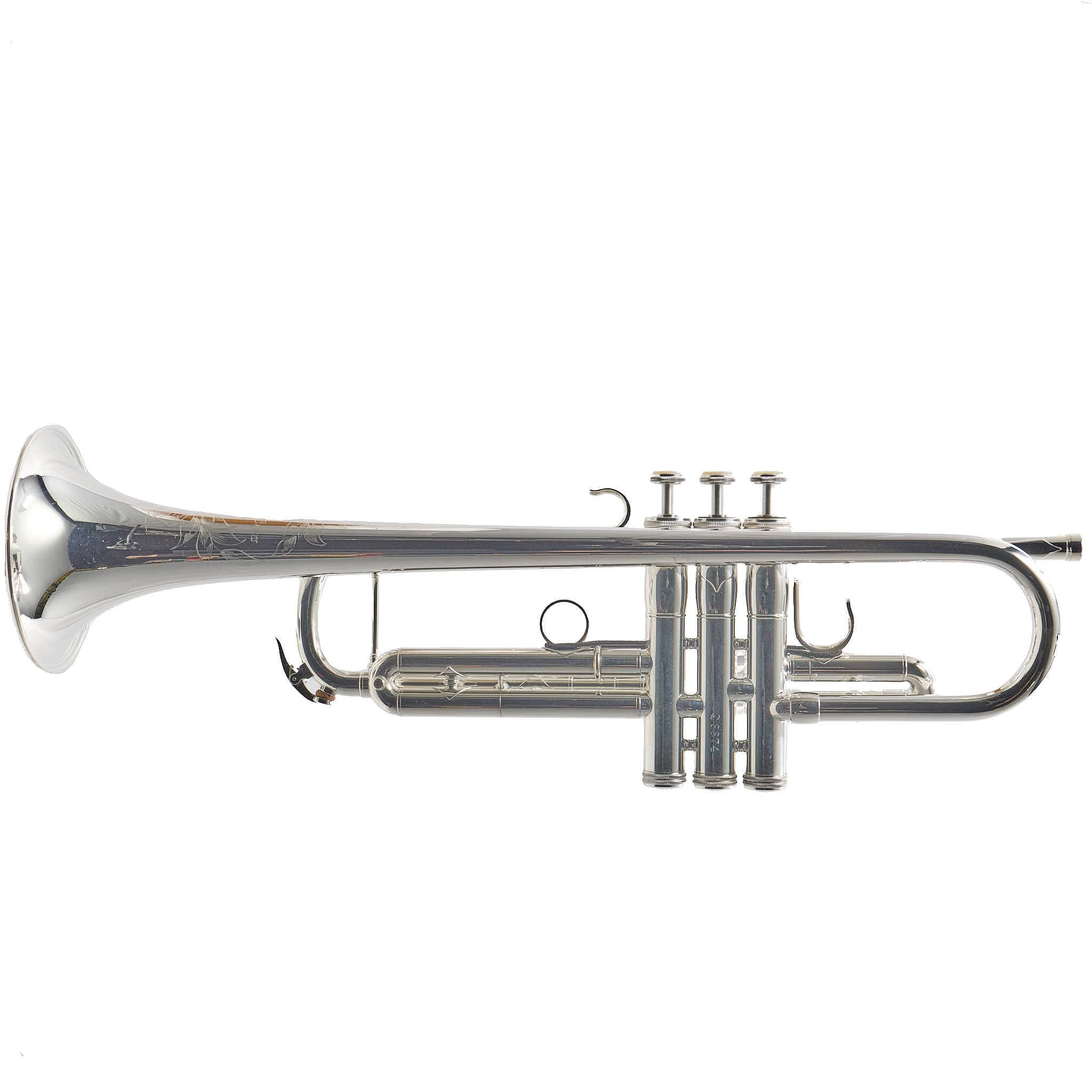 S.E. Shires Q10RS Q-Series Professional Bb Trumpet in Silver Plate