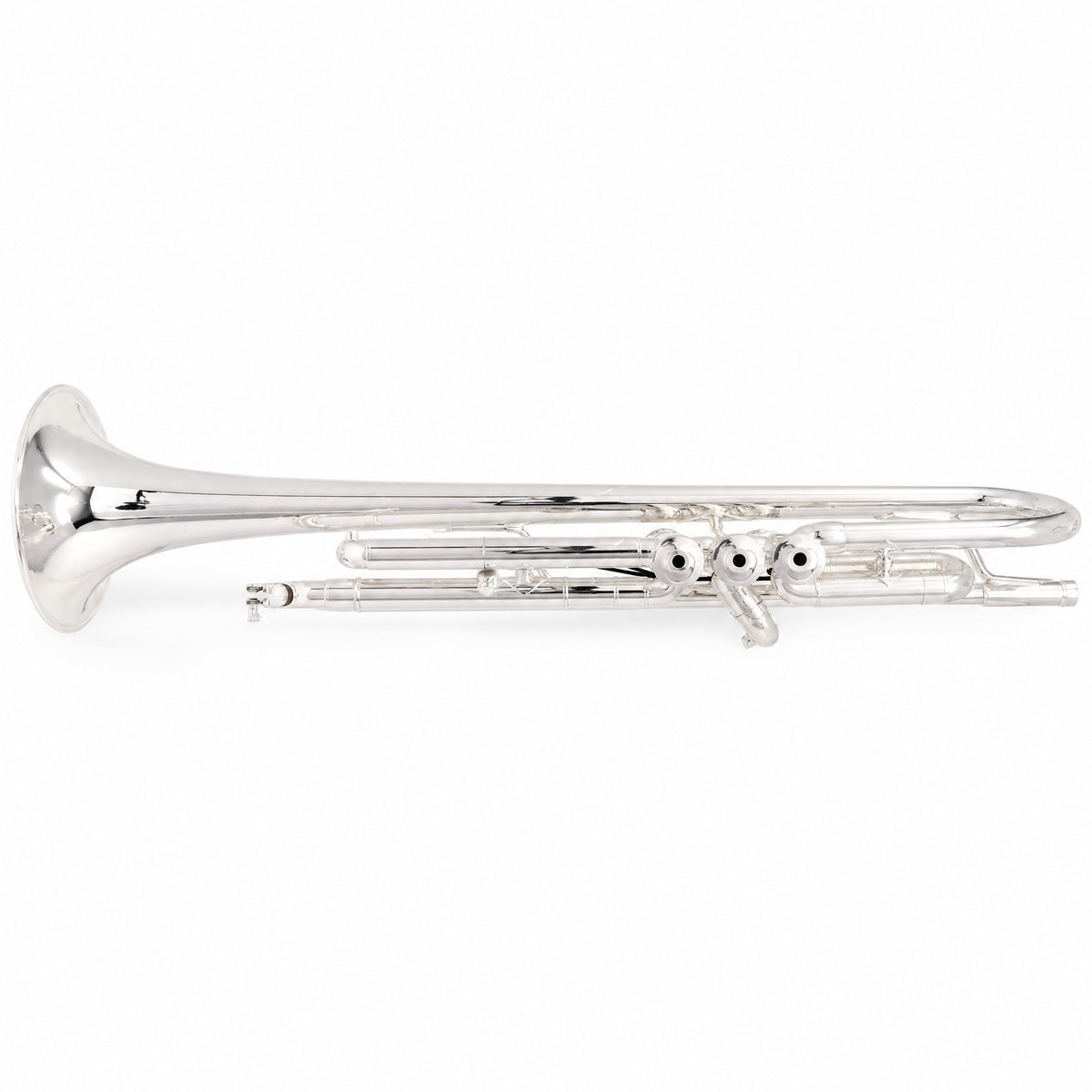 S.E. Shires Q10RS Q-Series Professional Bb Trumpet in Silver Plate