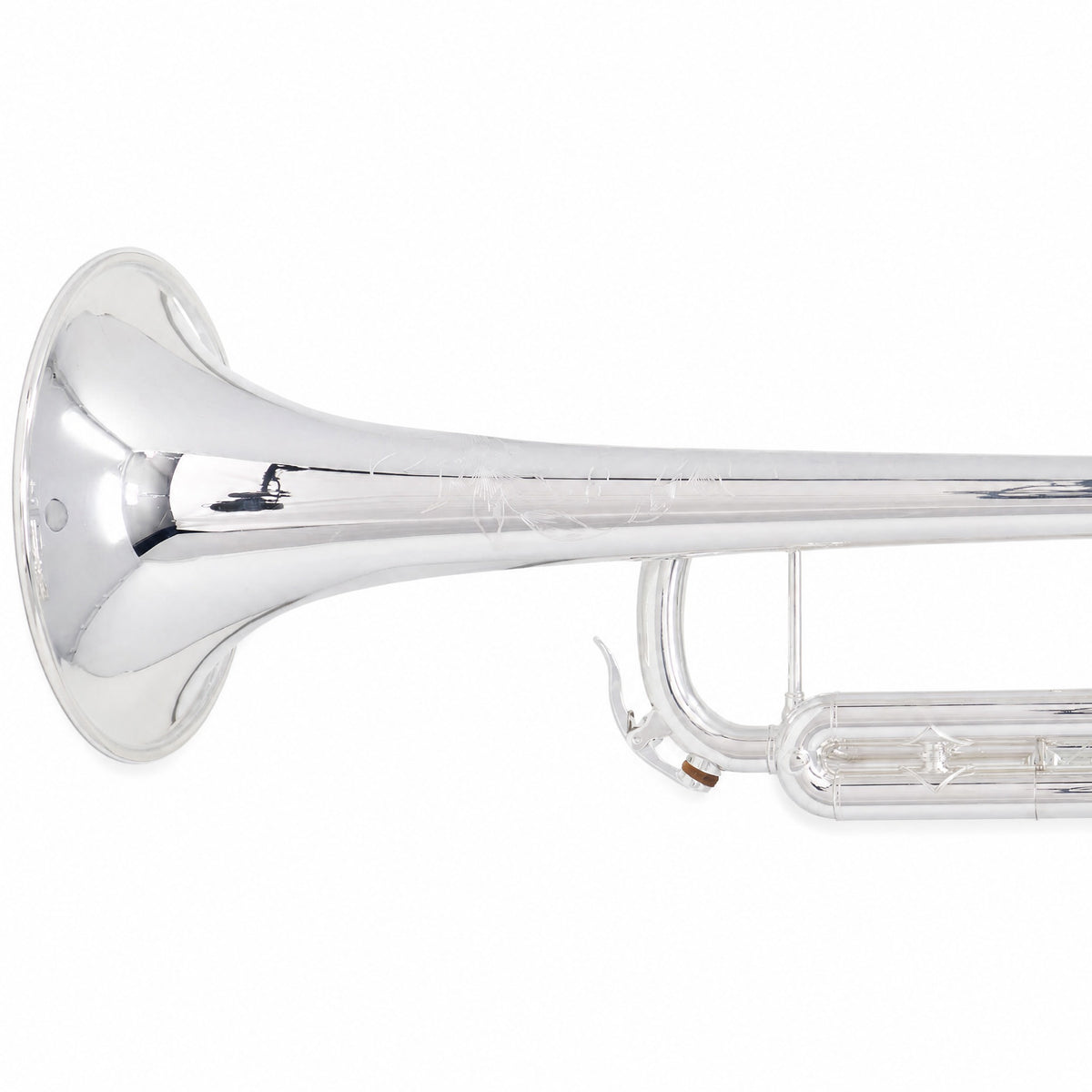 S.E. Shires Q10RS Q-Series Professional Bb Trumpet in Silver Plate