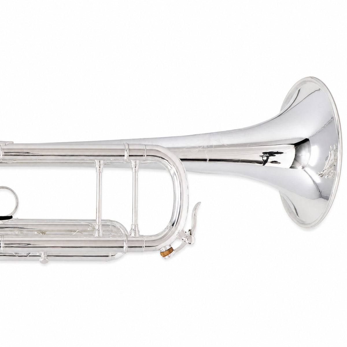 S.E. Shires Q10S Q-Series Professional Bb Trumpet in Silver Plate