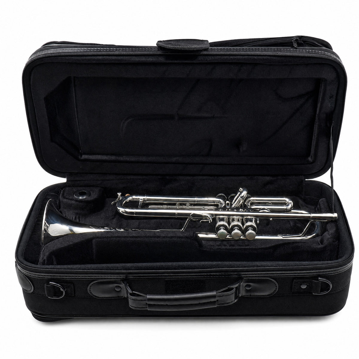 S.E. Shires Q10S Q-Series Professional Bb Trumpet in Silver Plate