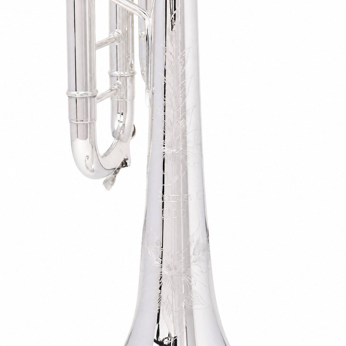 S.E. Shires Q10S Q-Series Professional Bb Trumpet in Silver Plate
