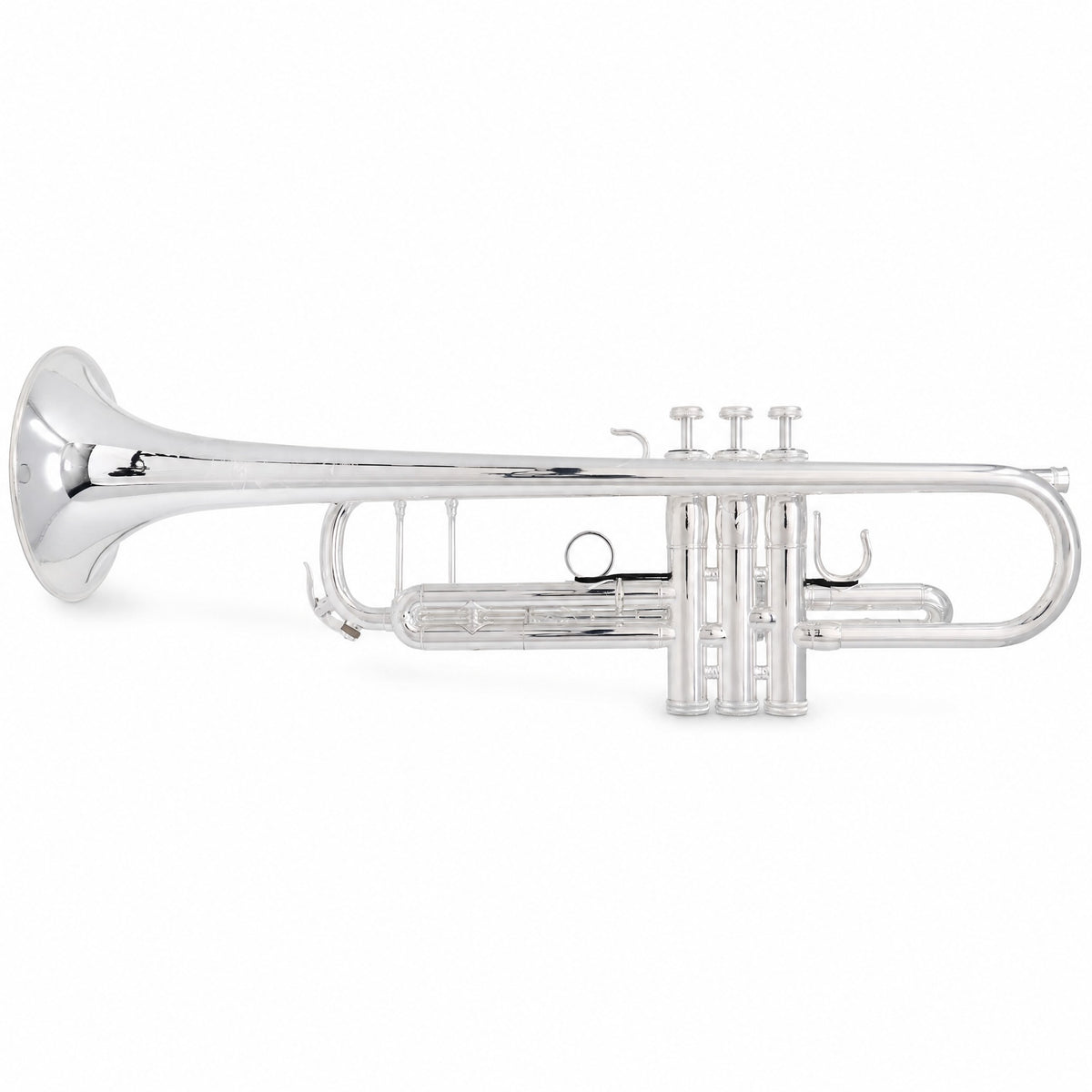 S.E. Shires Q10S Q-Series Professional Bb Trumpet in Silver Plate