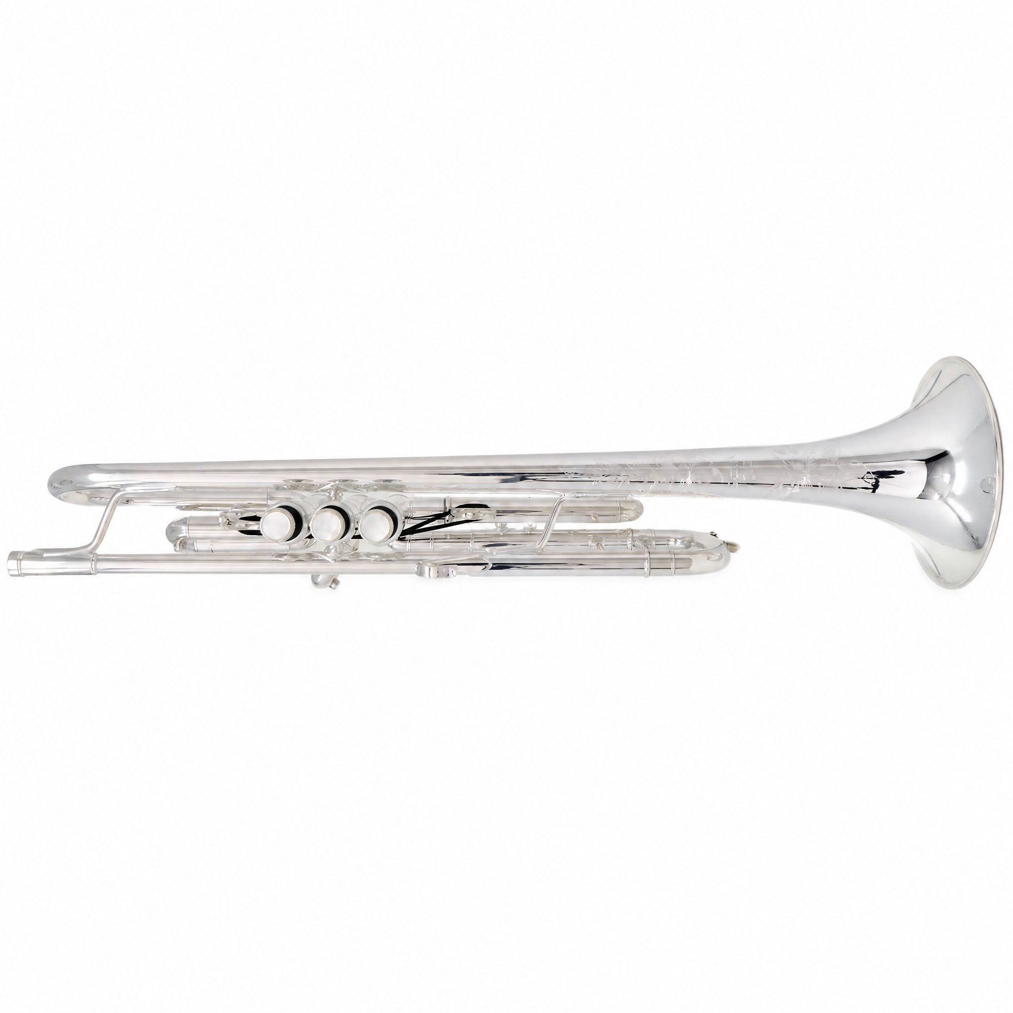 S.E. Shires Q10S Q-Series Professional Bb Trumpet in Silver Plate