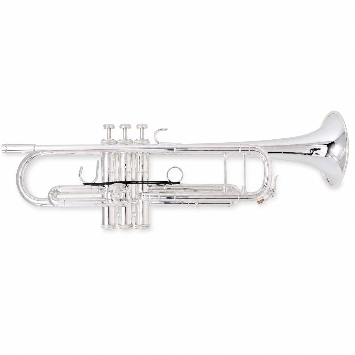 S.E. Shires Q10S Q-Series Professional Bb Trumpet in Silver Plate