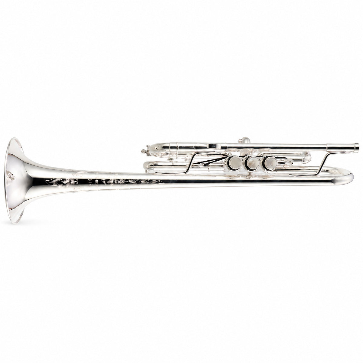 S.E. Shires Q13S Q-Series Professional C Trumpet in Silver Plate