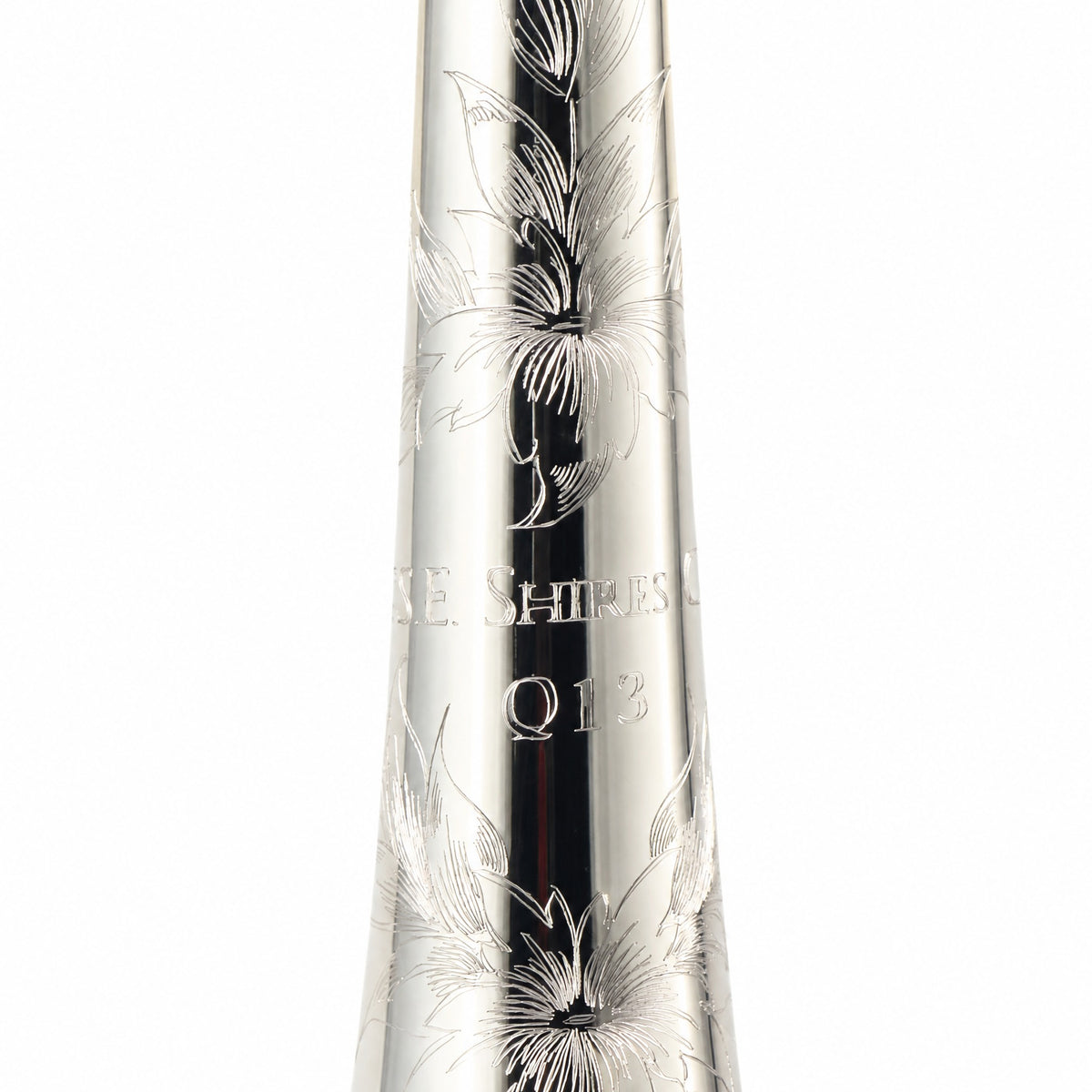 S.E. Shires Q13S Q-Series Professional C Trumpet in Silver Plate