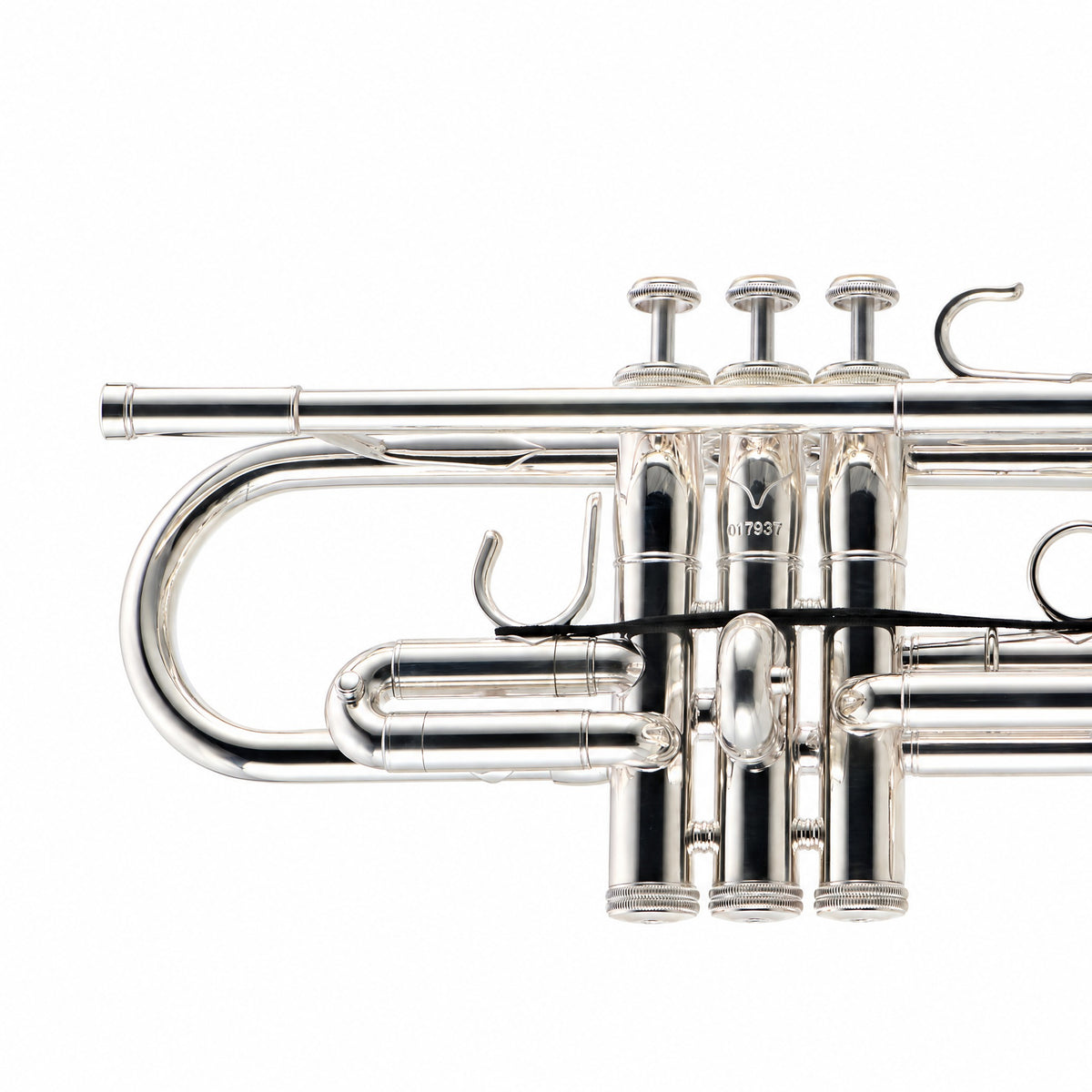 S.E. Shires Q13S Q-Series Professional C Trumpet in Silver Plate