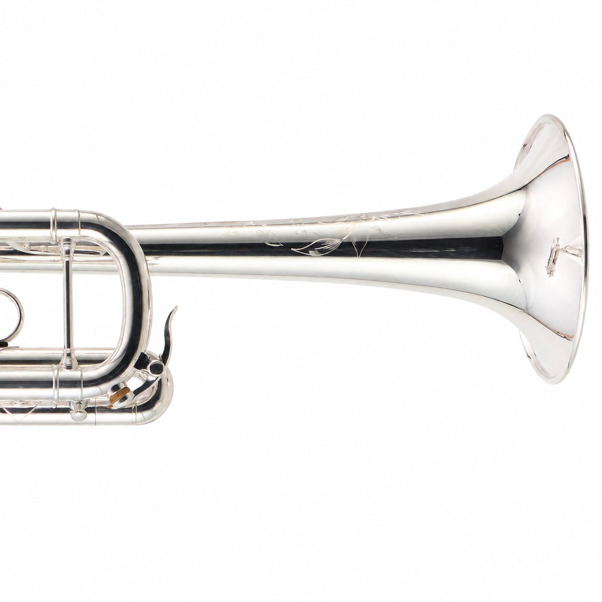 S.E. Shires Q13S Q-Series Professional C Trumpet in Silver Plate