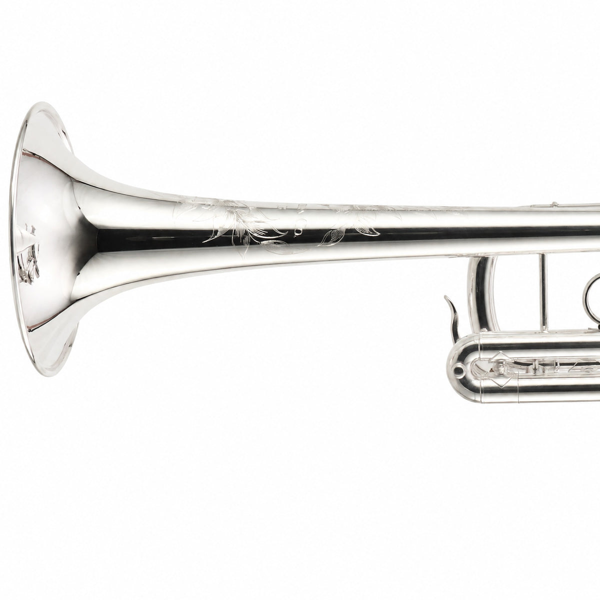 S.E. Shires Q13S Q-Series Professional C Trumpet in Silver Plate