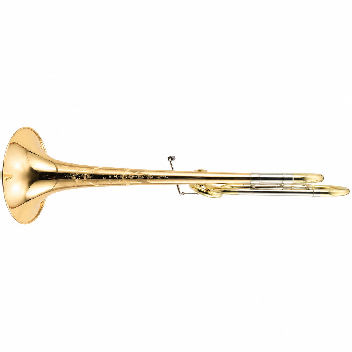 S.E. Shires Q30GR Q-Series Tenor Trombone with Gold Brass Bell, Rotary Valve