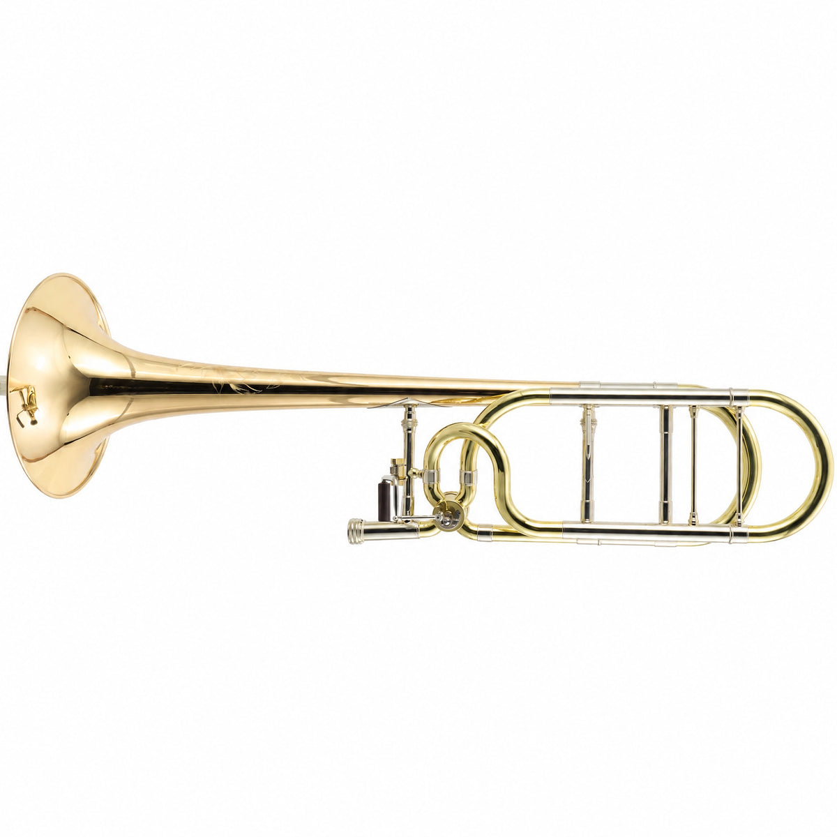 S.E. Shires Q30GR Q-Series Tenor Trombone with Gold Brass Bell, Rotary Valve