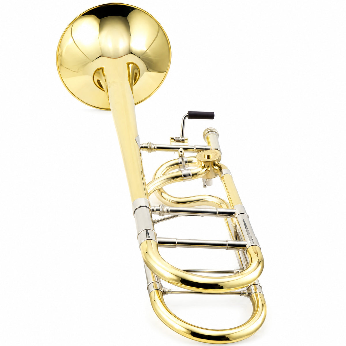 S.E. Shires Q30YR Q-Series Tenor Trombone with Yellow Brass Bell, Rotary Valve