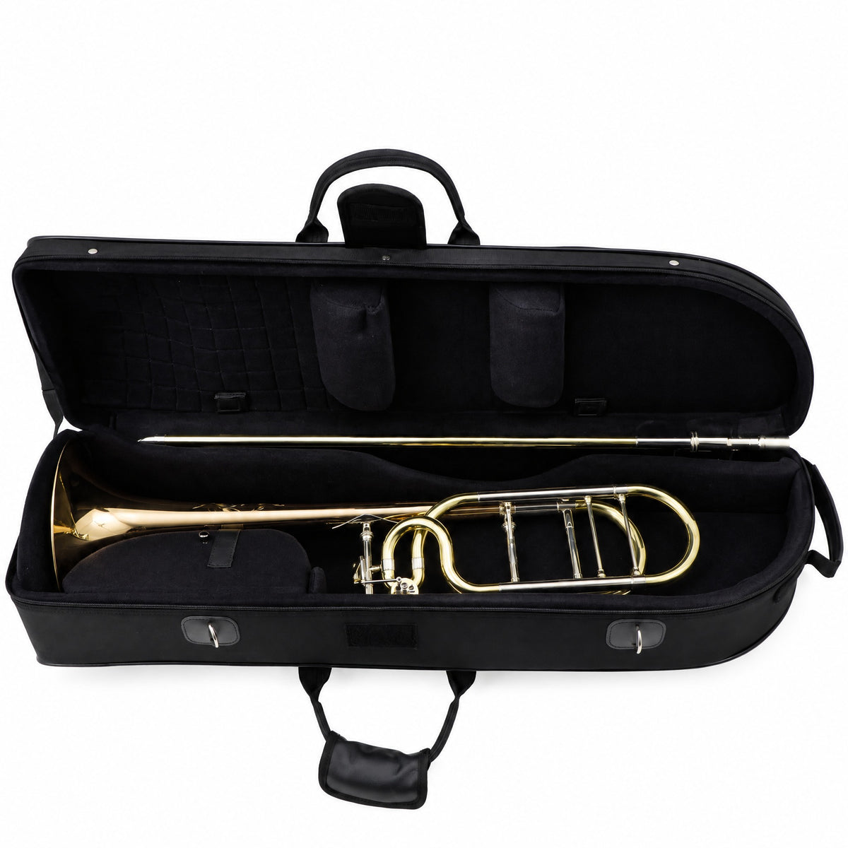 S.E. Shires Q30YR Q-Series Tenor Trombone with Yellow Brass Bell, Rotary Valve