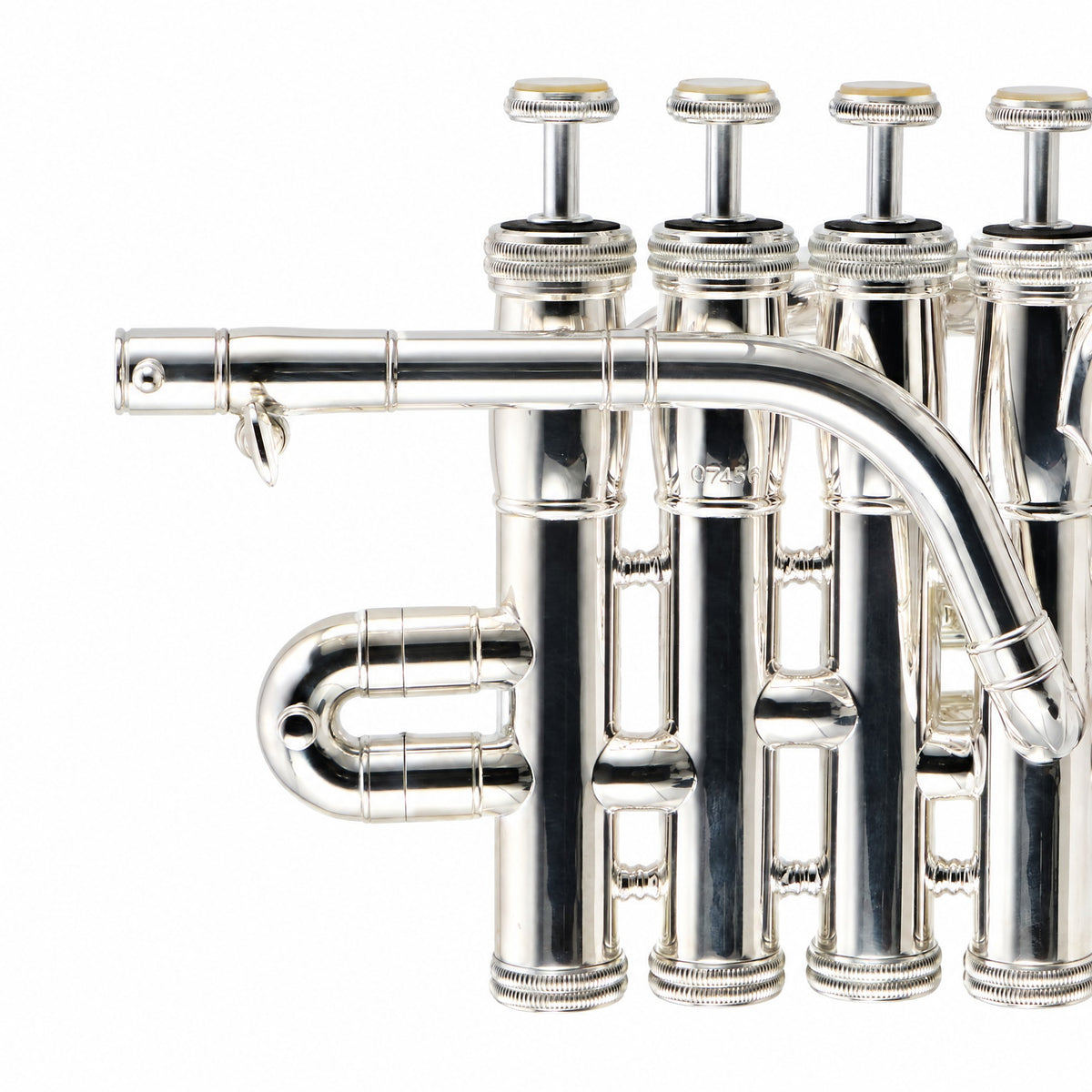 S.E. Shires Q9S Q-Series Professional Bb/A Piccolo Trumpet in Silver Plate