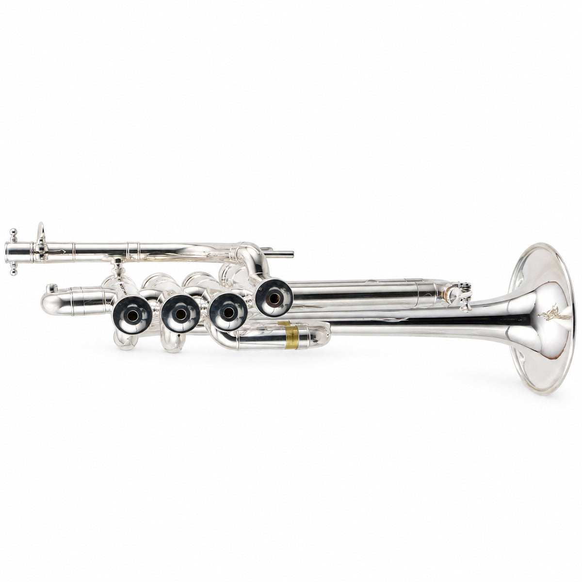 S.E. Shires Q9S Q-Series Professional Bb/A Piccolo Trumpet in Silver Plate