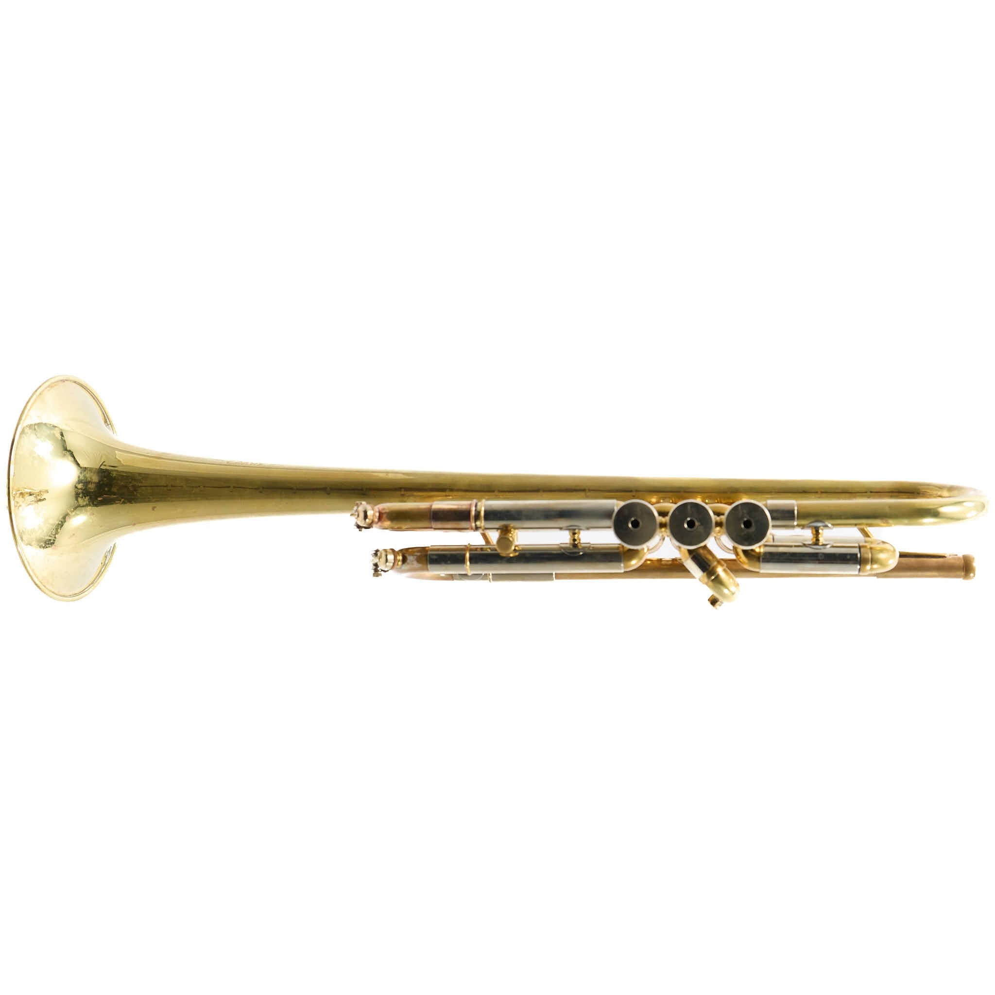 Schagerl 'Charis' Large Bore C Trumpet in Raw Brass