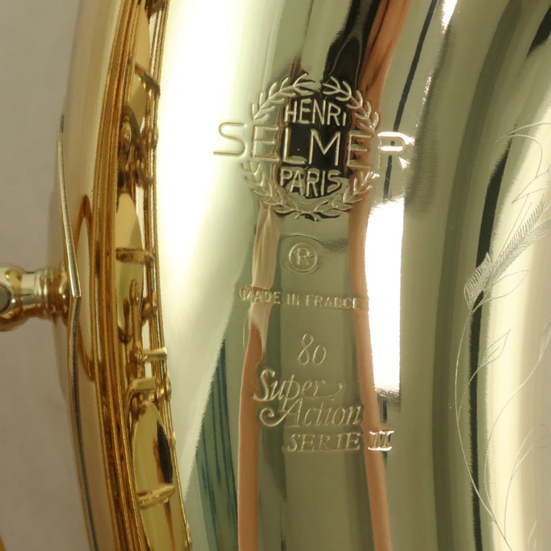 Selmer Paris Model 54JU 'Series II Jubilee' Tenor Saxophone SN 834108 EXCELLENT- for sale at BrassAndWinds.com