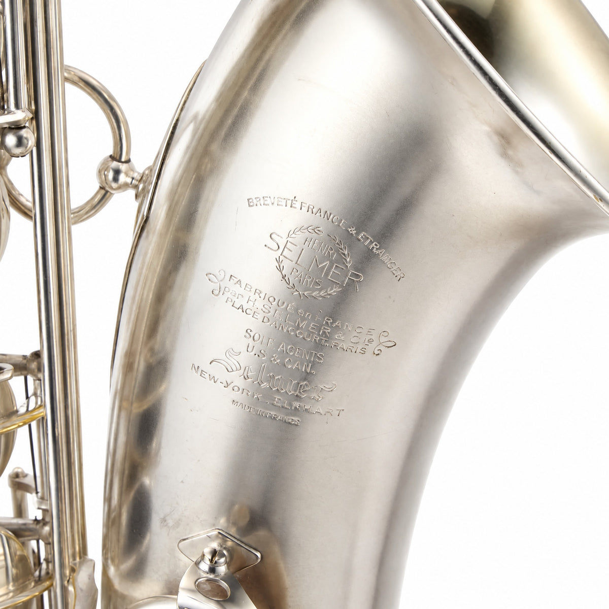 Selmer Paris Super Balanced Action Professional Tenor Saxophone in Silver Plate SN 44631
