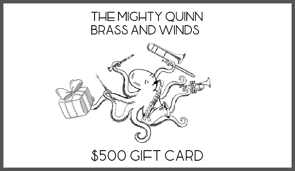 The Mighty Quinn Brass and Winds Gift Cards