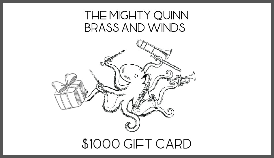 The Mighty Quinn Brass and Winds Gift Cards