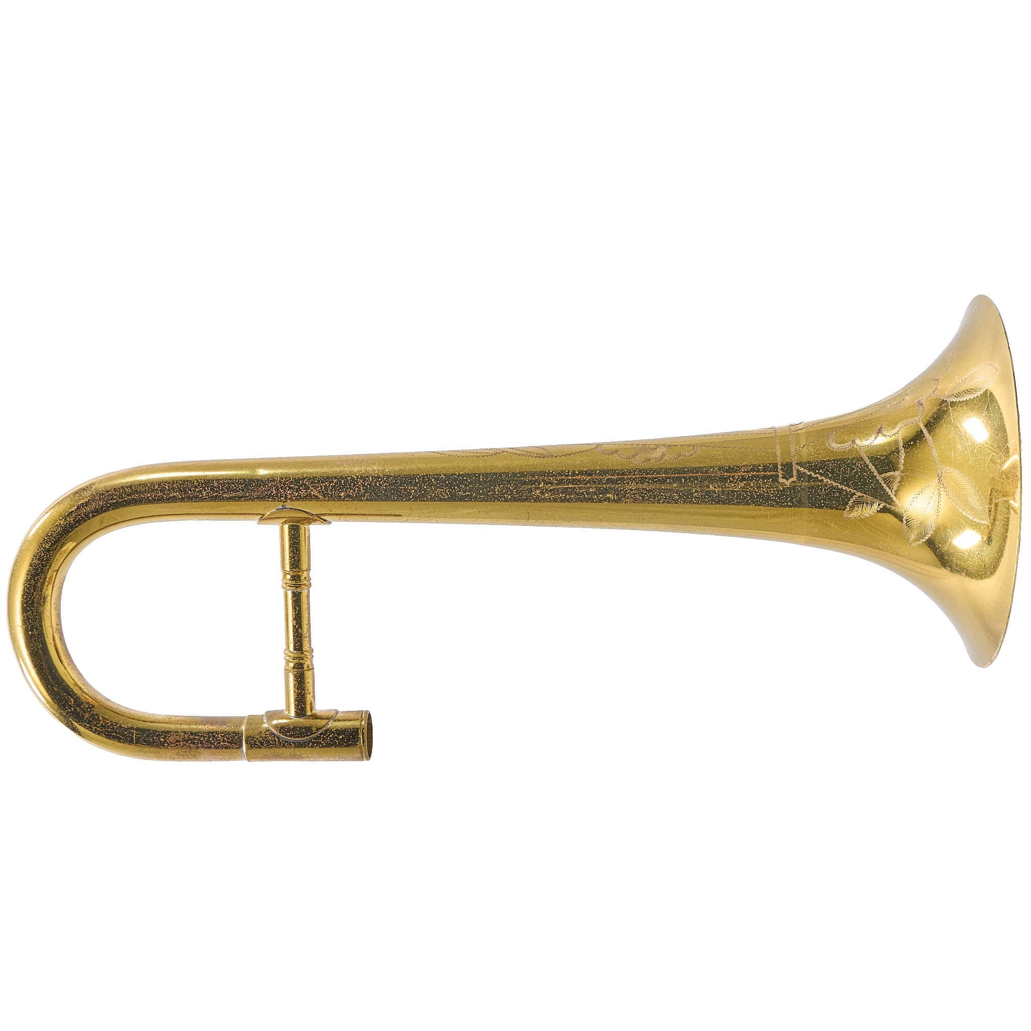 Unbranded Vintage Slide Cornet / Soprano Trombone