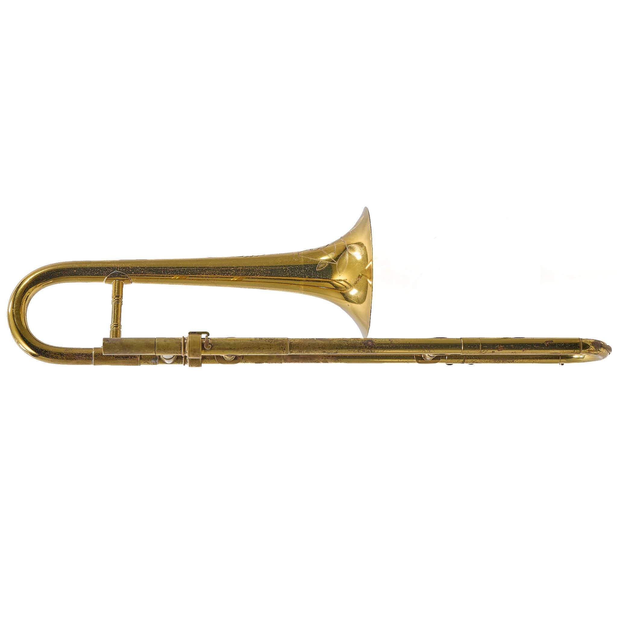 Unbranded Vintage Slide Cornet / Soprano Trombone