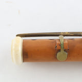 W. Hall New York Boxwood Clarinet in F Circa 1860 HISTORIC COLLECTION