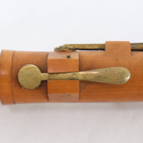 W. Hall New York Boxwood Clarinet in F Circa 1860 HISTORIC COLLECTION