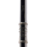 William S. Haynes Model AG 16 ST OCEB Handmade Custom Silver Flute