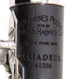William S. Haynes Model AP86T 'Amadeus' Grenadilla Piccolo SN A1536