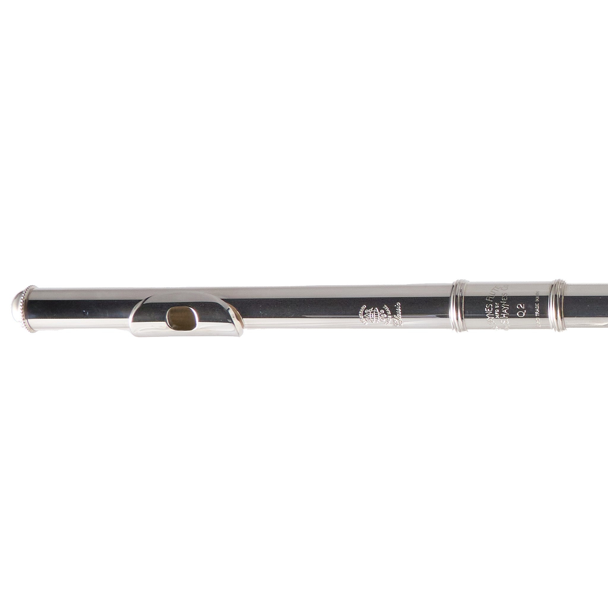 William S. Haynes Model Q2 Flute with C Foot, Open Holes, Inline G