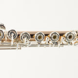 William S. Haynes Q-Fusion 9K Gold Flute with Offset G, B Foot SN 9827 OPEN BOX