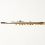 William S. Haynes Q-Fusion 9K Gold Flute with Offset G, B Foot SN 9827 OPEN BOX