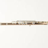 William S. Haynes Q-Fusion 9K Gold Flute with Offset G, B Foot SN 9827 OPEN BOX