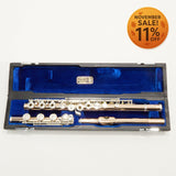 William S. Haynes Q-Fusion 9K Gold Flute with Offset G, B Foot SN 9827 OPEN BOX