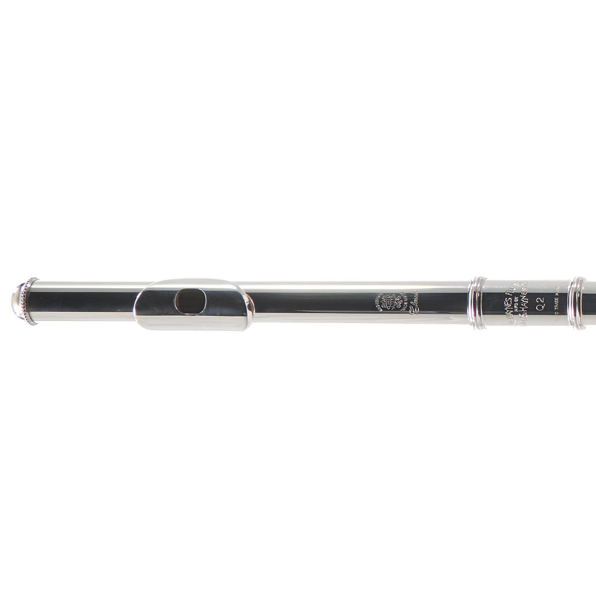 William S. Haynes Q2 Professional Solid Silver Flute with Classic Headjoint SN 6519