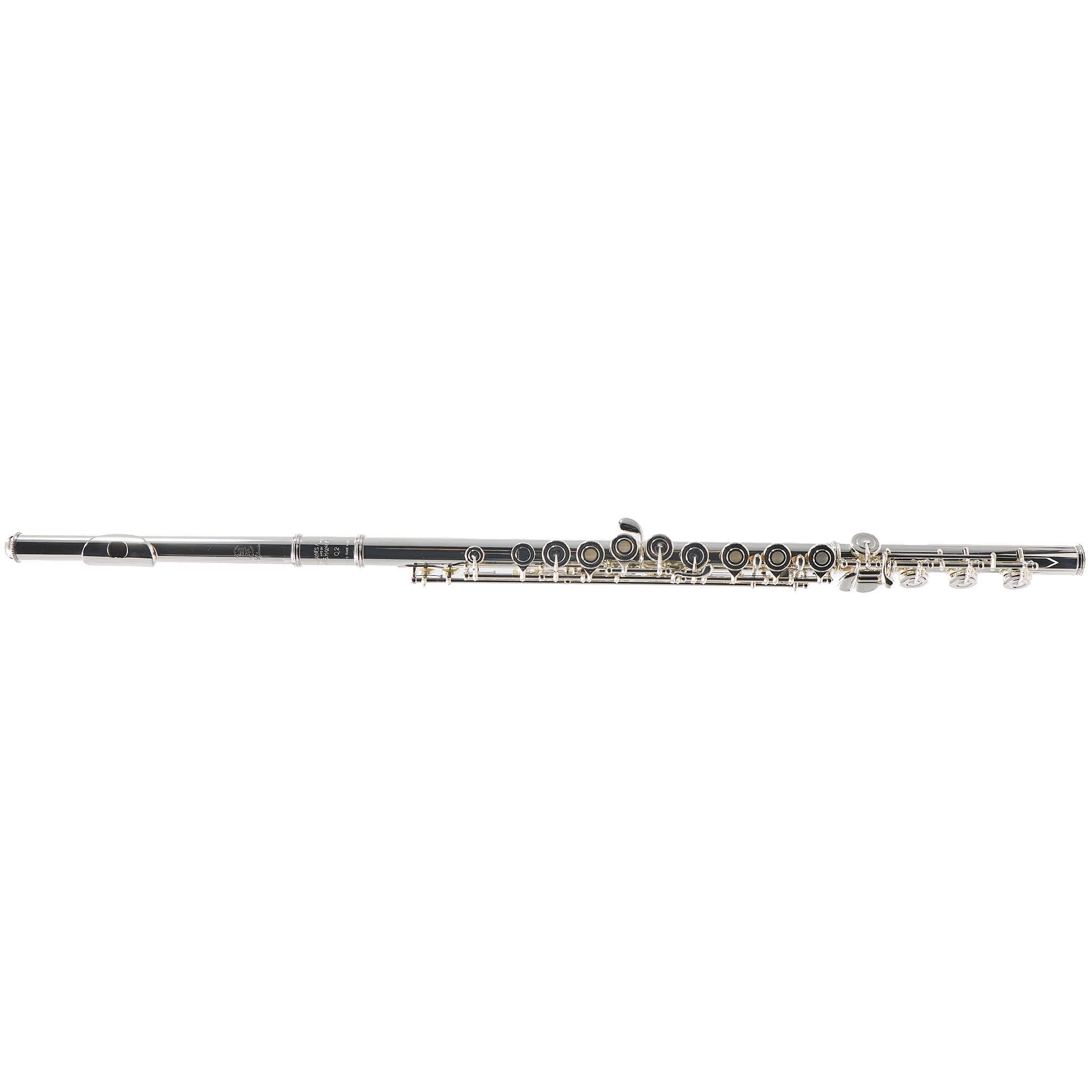 William S. Haynes Q2 Professional Solid Silver Flute with Classic Headjoint