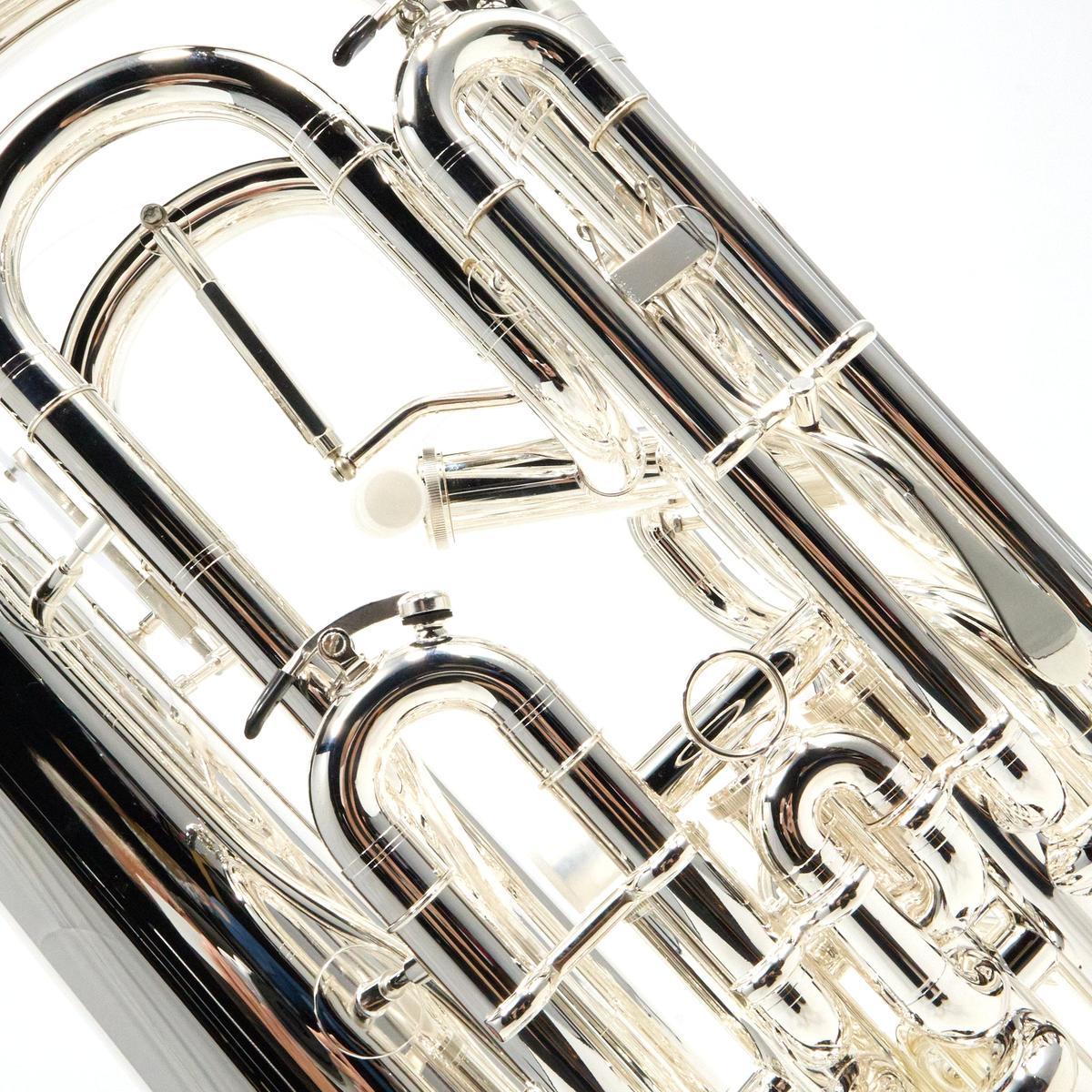 Willson 2950TA4/3T-S Compensating Euphonium with Trigger in Silver Plate