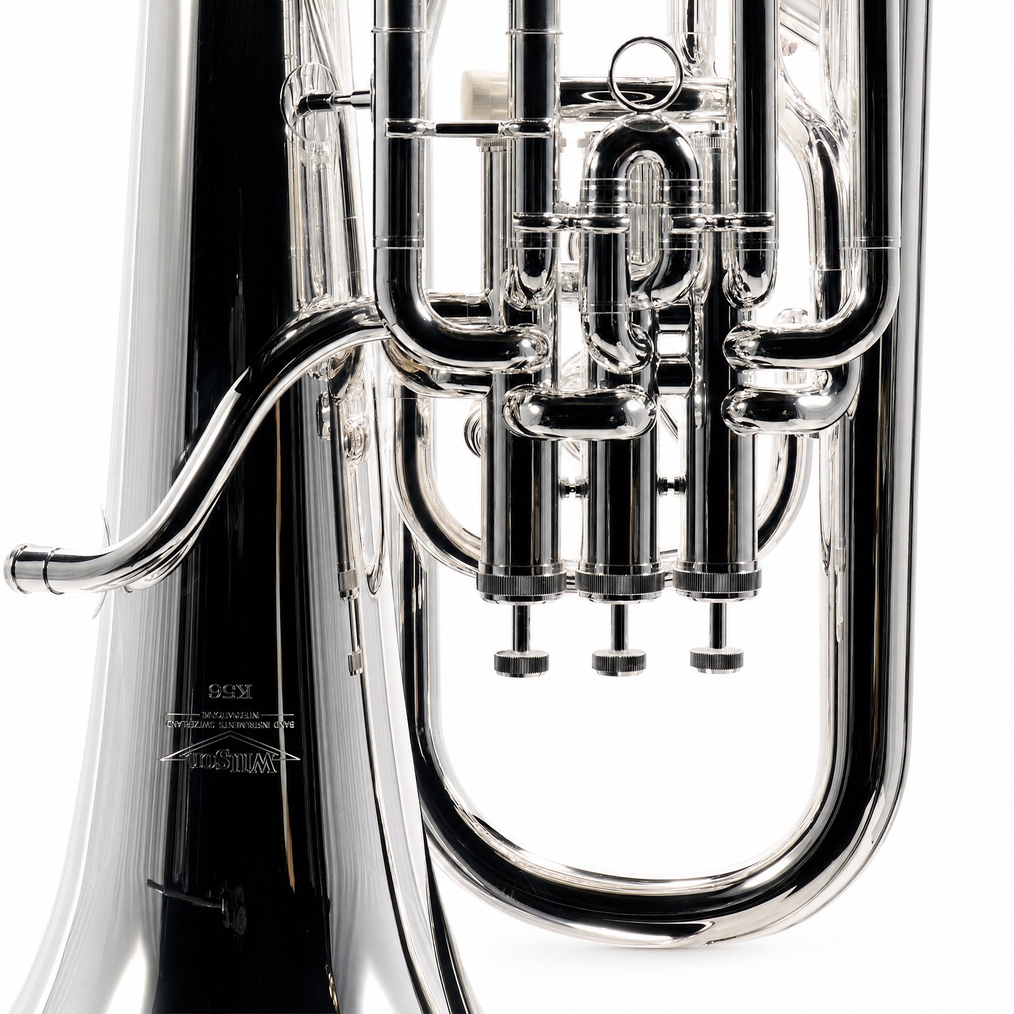 Willson K56S K-Series 4-Valve Compensating Euphonium in Silver Plate
