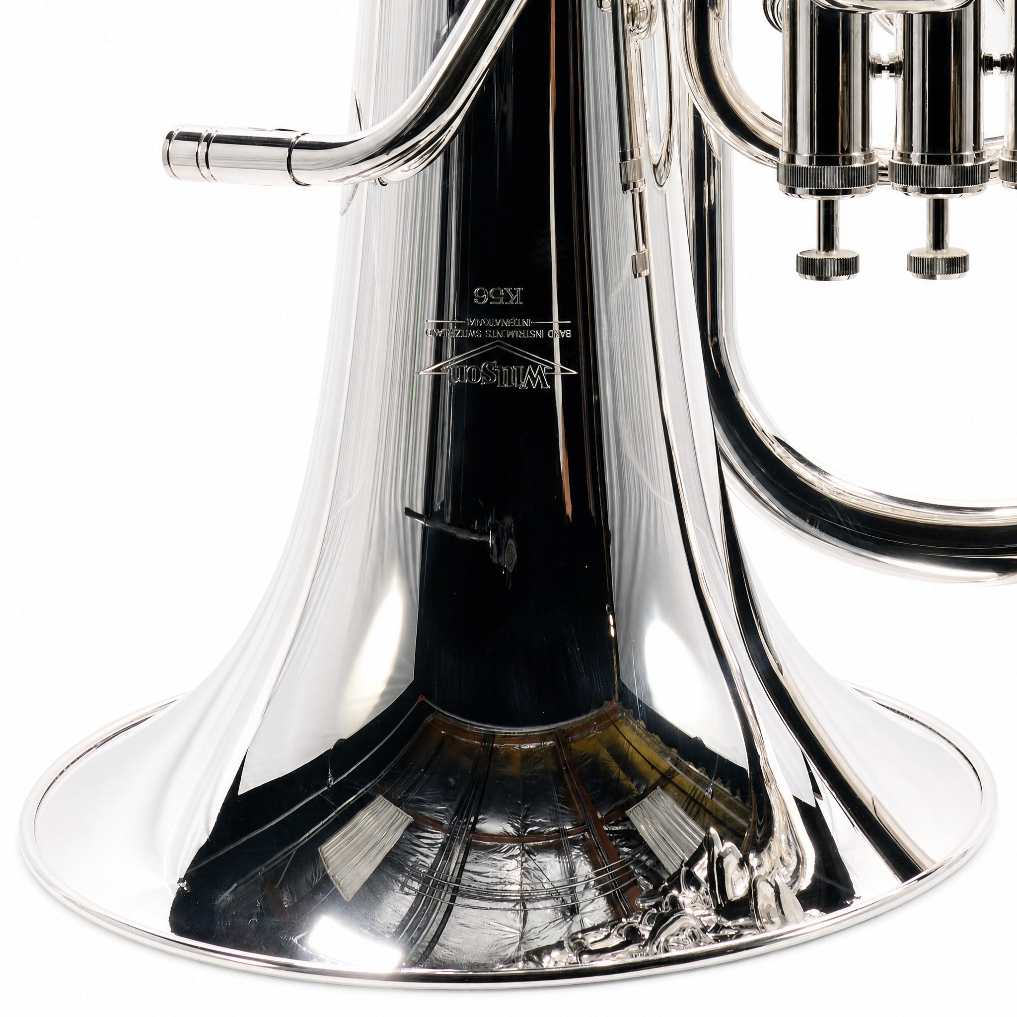 Willson K56S K-Series 4-Valve Compensating Euphonium in Silver Plate