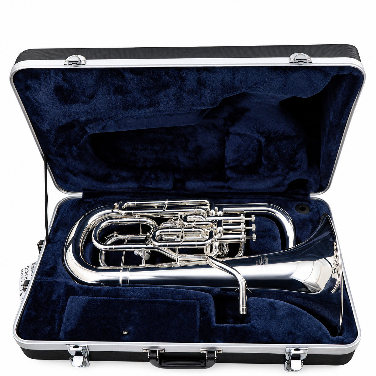 Willson K56S K-Series Bb 4-Valve Compensating Euphonium in Silver Plate