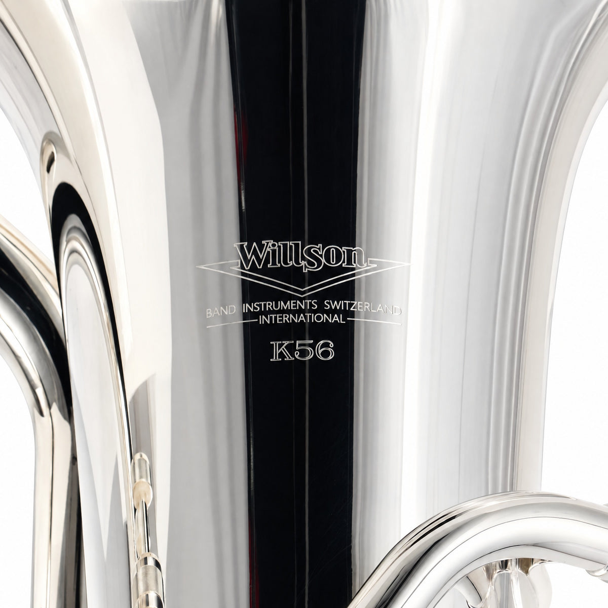 Willson K56S K-Series Bb 4-Valve Compensating Euphonium in Silver Plate